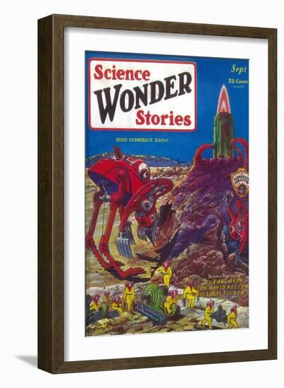 Science Wonder Stories--Framed Art Print