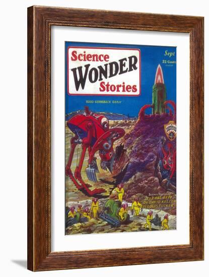 Science Wonder Stories--Framed Art Print
