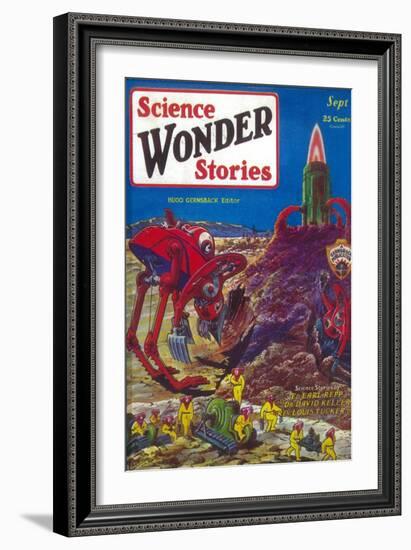 Science Wonder Stories--Framed Art Print