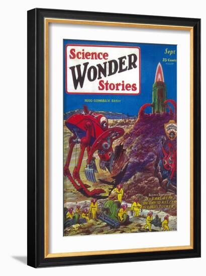 Science Wonder Stories--Framed Art Print