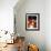 Scientist with Belljar for Making Buckyballs (C60)-Geoff Tompkinson-Framed Photographic Print displayed on a wall