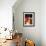 Scientist with Belljar for Making Buckyballs (C60)-Geoff Tompkinson-Framed Photographic Print displayed on a wall