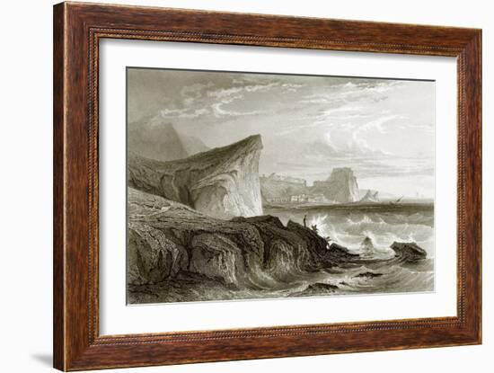 Scilla and Charybdis, Sicily-English-Framed Giclee Print