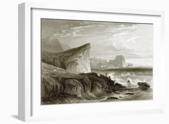 Scilla and Charybdis, Sicily-English-Framed Giclee Print