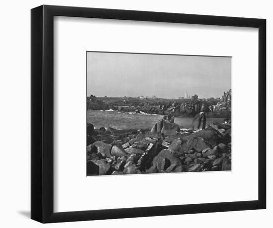 'Scilly Islands - the Cove and Lighthouse, St. Agnes', 1895-Unknown-Framed Photographic Print