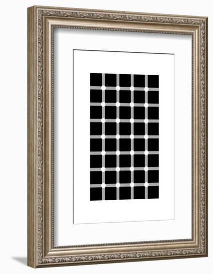 Scintillating Grid Illusion-Science Photo Library-Framed Photographic Print