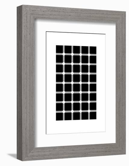 Scintillating Grid Illusion-Science Photo Library-Framed Photographic Print