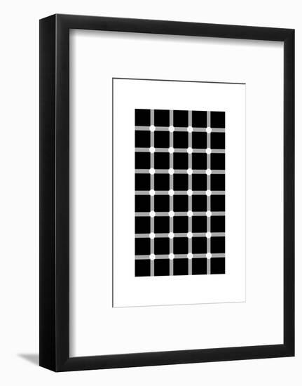 Scintillating Grid Illusion-Science Photo Library-Framed Photographic Print