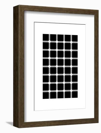 Scintillating Grid Illusion-Science Photo Library-Framed Photographic Print