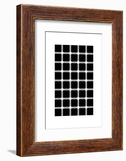 Scintillating Grid Illusion-Science Photo Library-Framed Photographic Print