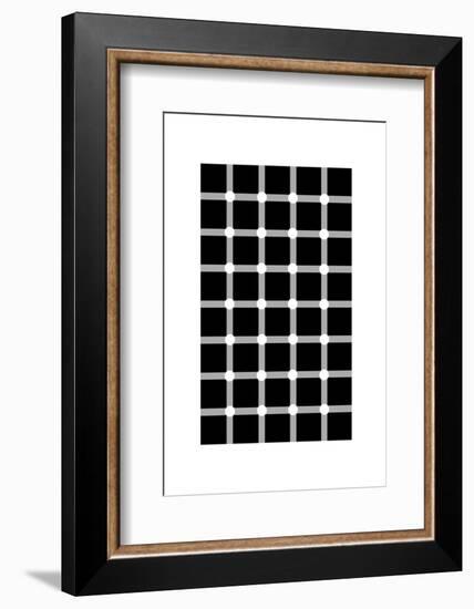 Scintillating Grid Illusion-Science Photo Library-Framed Photographic Print