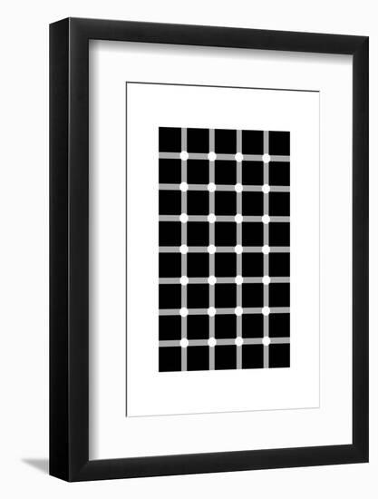 Scintillating Grid Illusion-Science Photo Library-Framed Photographic Print