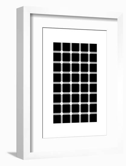 Scintillating Grid Illusion-Science Photo Library-Framed Photographic Print