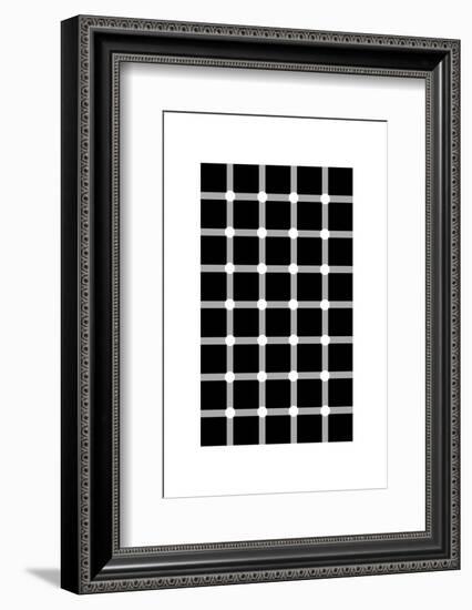 Scintillating Grid Illusion-Science Photo Library-Framed Photographic Print