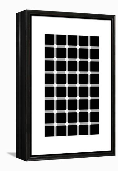 Scintillating Grid Illusion-Science Photo Library-Framed Premier Image Canvas