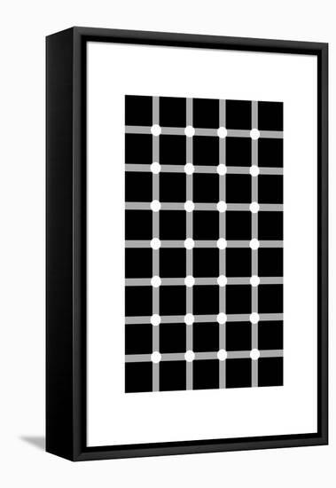 Scintillating Grid Illusion-Science Photo Library-Framed Premier Image Canvas