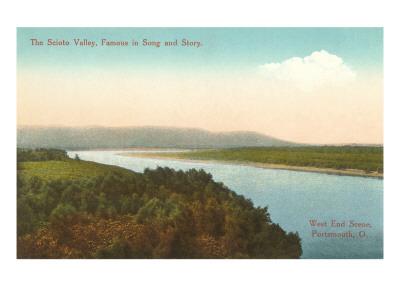 Scioto Valley Portsmouth Ohio Art Print By Art Com