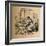 'Scipio Aemilianus cramming himself for a Speech after a hearty Supper', 1852-John Leech-Framed Giclee Print