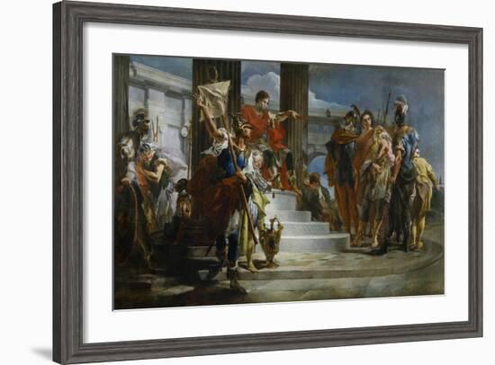 Scipio Africanus Freeing Massiva-Giambattista Tiepolo-Framed Giclee Print