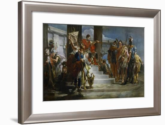 Scipio Africanus Freeing Massiva-Giambattista Tiepolo-Framed Giclee Print