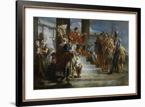 Scipio Africanus Freeing Massiva-Giambattista Tiepolo-Framed Giclee Print