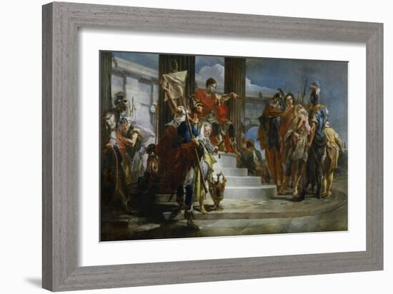 Scipio Africanus Freeing Massiva-Giambattista Tiepolo-Framed Giclee Print