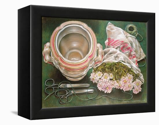 Scissors and String, 1980-Sandra Lawrence-Framed Premier Image Canvas