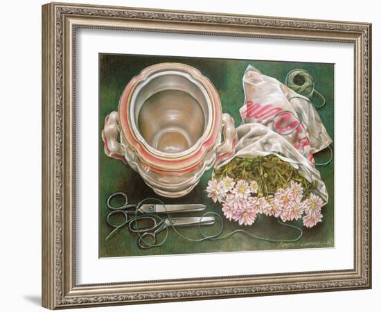 Scissors and String, 1980-Sandra Lawrence-Framed Giclee Print