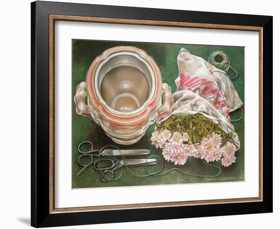 Scissors and String, 1980-Sandra Lawrence-Framed Giclee Print