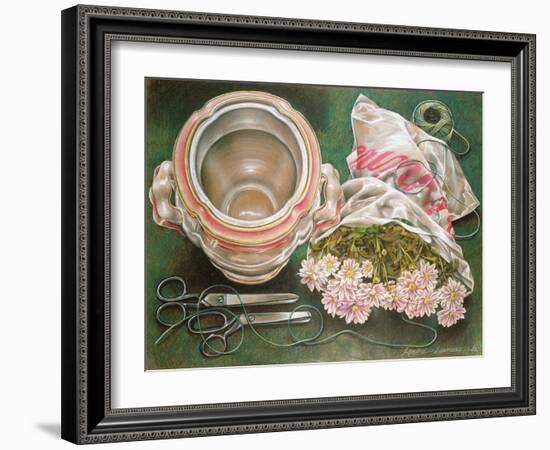 Scissors and String, 1980-Sandra Lawrence-Framed Giclee Print