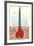 Scissors as Monument (No text)-Claes Oldenburg-Framed Collectable Print