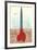 Scissors as Monument (No text)-Claes Oldenburg-Framed Collectable Print