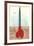 Scissors as Monument (No text)-Claes Oldenburg-Framed Collectable Print