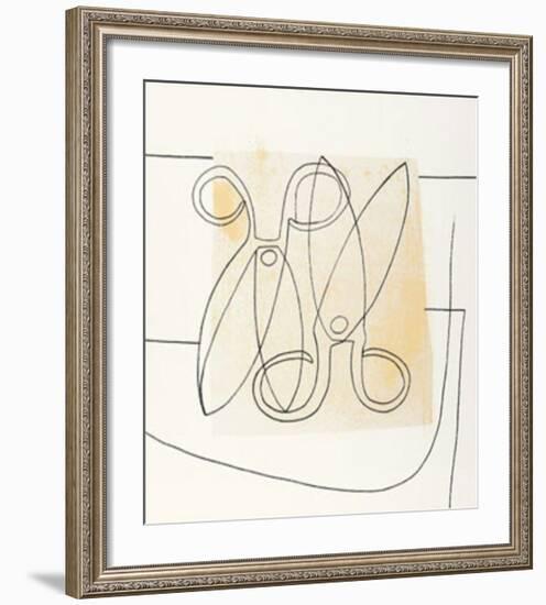 Scissors, c.1968-Ben Nicholson-Framed Serigraph