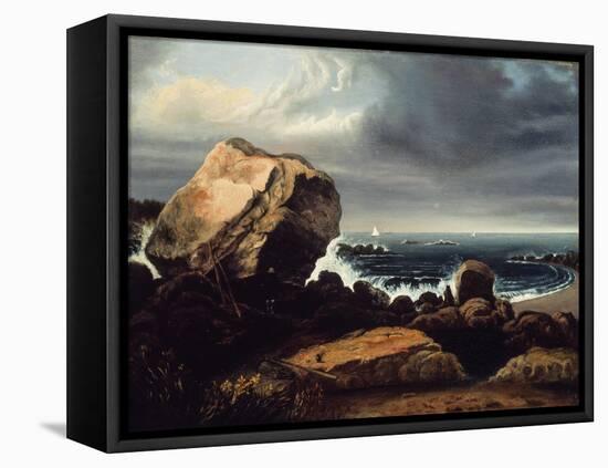 Scituate beach, Massachusetts, 1837-Thomas Doughty-Framed Premier Image Canvas