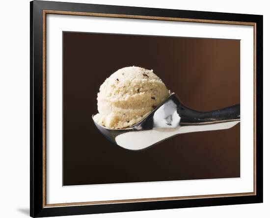 Scoop of Ice Cream in Ice Cream Scoop-null-Framed Photographic Print