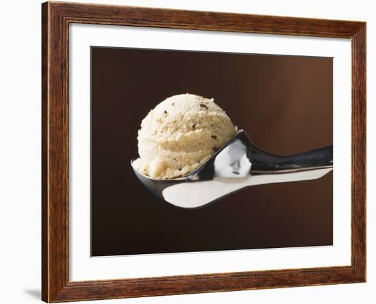 Scoop of Ice Cream in Ice Cream Scoop-null-Framed Photographic Print