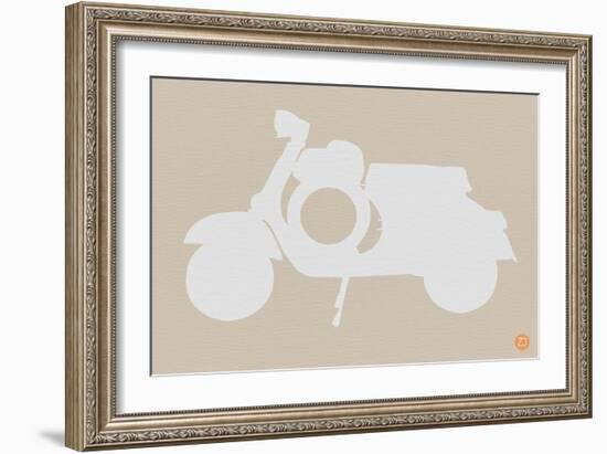 Scooter Brown Poster-NaxArt-Framed Art Print