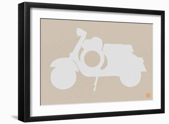 Scooter Brown Poster-NaxArt-Framed Art Print