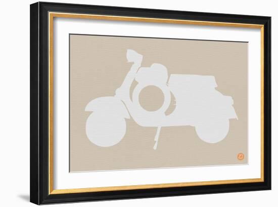 Scooter Brown Poster-NaxArt-Framed Art Print