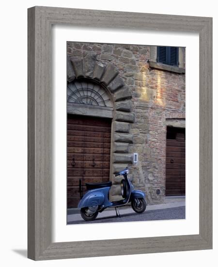 Scooter, Preggio, Umbria, Italy-Inger Hogstrom-Framed Photographic Print