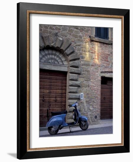 Scooter, Preggio, Umbria, Italy-Inger Hogstrom-Framed Photographic Print