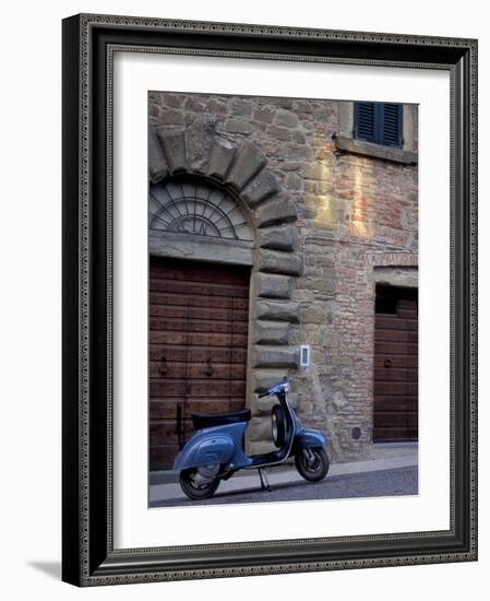 Scooter, Preggio, Umbria, Italy-Inger Hogstrom-Framed Photographic Print