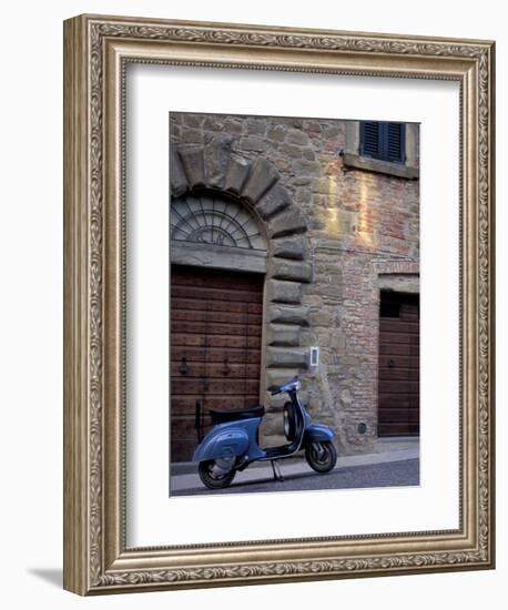 Scooter, Preggio, Umbria, Italy-Inger Hogstrom-Framed Photographic Print