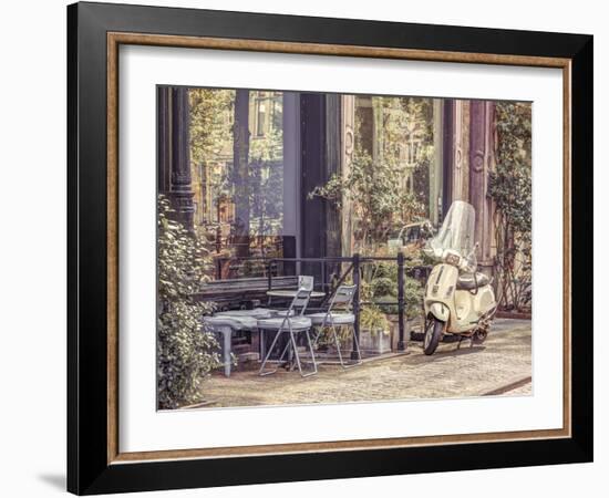 Scooter Repast-Assaf Frank-Framed Giclee Print