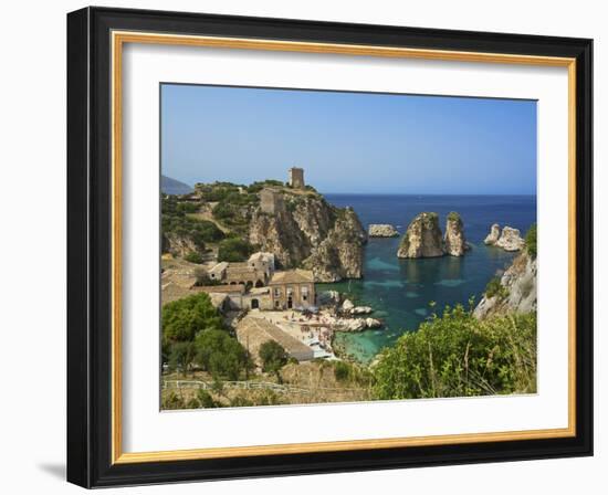 Scopello, Sicily, Italy-Katja Kreder-Framed Photographic Print