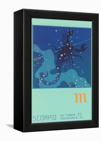 Scorpio, the Scorpion-Found Image Press-Framed Premier Image Canvas