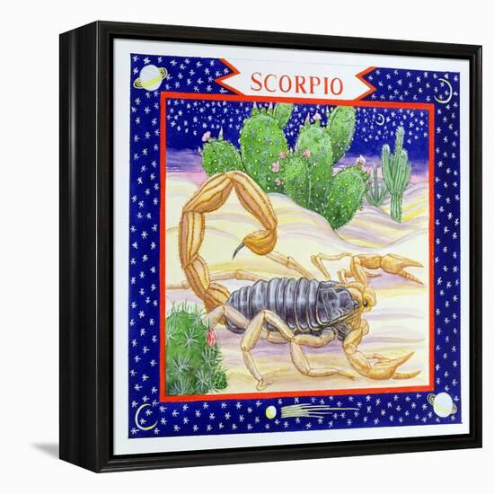 Scorpio-Catherine Bradbury-Framed Premier Image Canvas