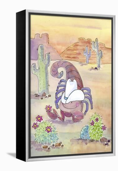 Scorpio-Jennifer Zsolt-Framed Premier Image Canvas