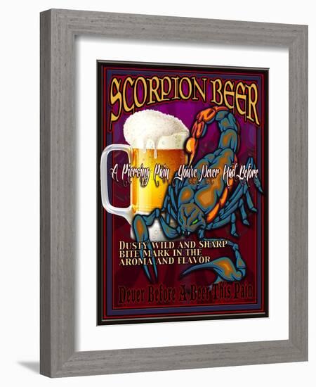 Scorpion Beer-Nomi Saki-Framed Giclee Print